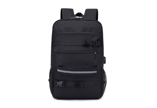 Skateboard Bag Men's Korean Backpack, Measuring Travel Computer Bag, Student School Bag