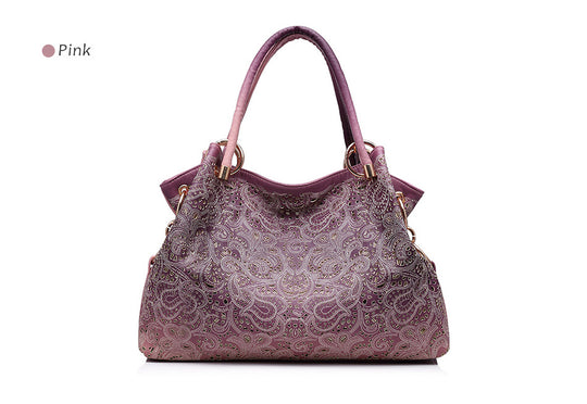 Shoulder bag hollow female bag new lady carved handbag female Messenger bag