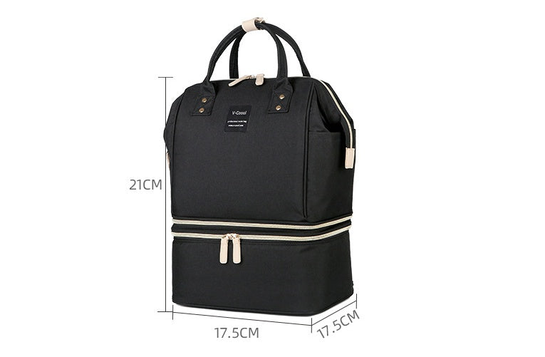 Detachable mother and baby bag