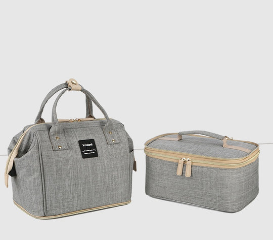 Detachable mother and baby bag
