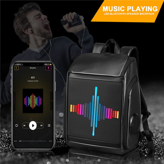 LED Backpack With Its Own Bluetooth Audio