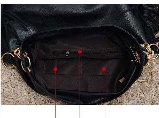 Rivet Shoulder Messenger Bag Portable Multifunctional Lady Bag