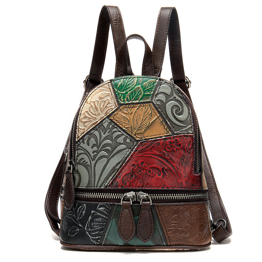 Personalized Fashion Leather Backpack Casual Backpack