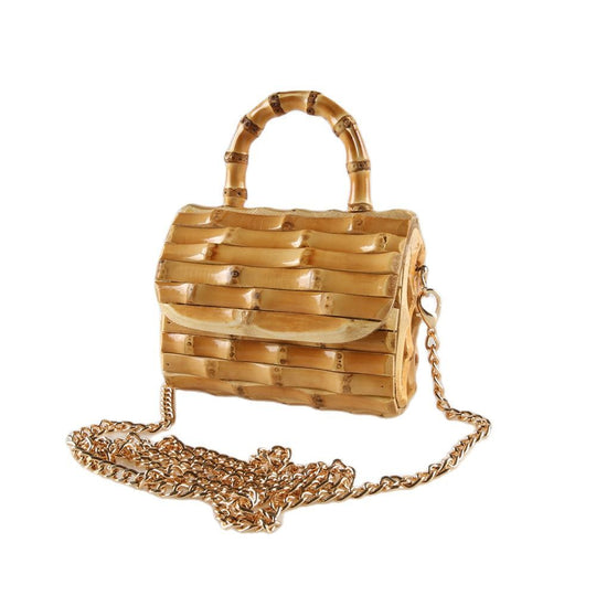 Handmade Pastoral Style Simple Chain Shoulder Bag