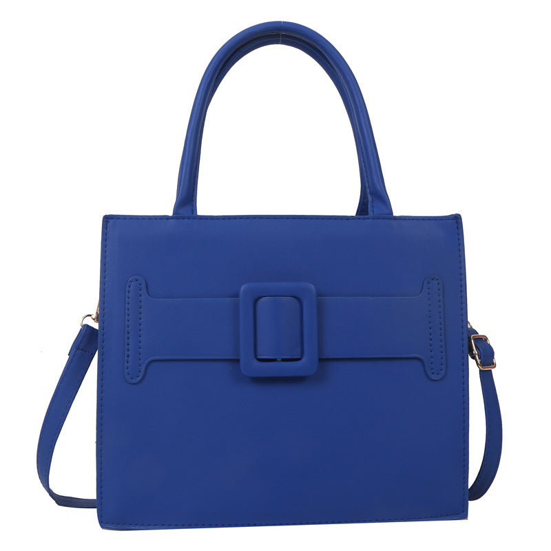 Women's Fashion Large Capacity Solid Color Shoulder Messenger Bag
